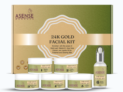 Asense Herbals 24k Gold Facial Kit