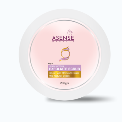 Asense Herbals Honey Saffron Exfoliate Scrub