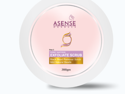 Asense Herbals Honey Saffron Exfoliate Scrub