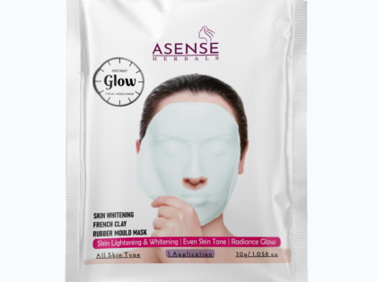 Skin Whitening French Clay Rubber Mould Mask