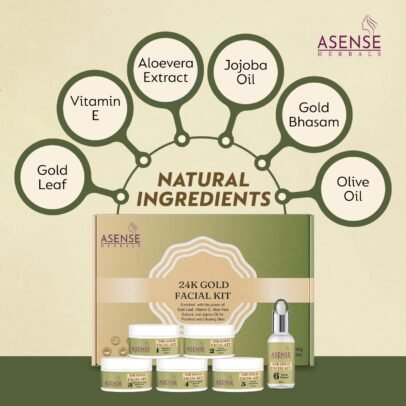 Asense Herbals 24k Gold Facial Kit