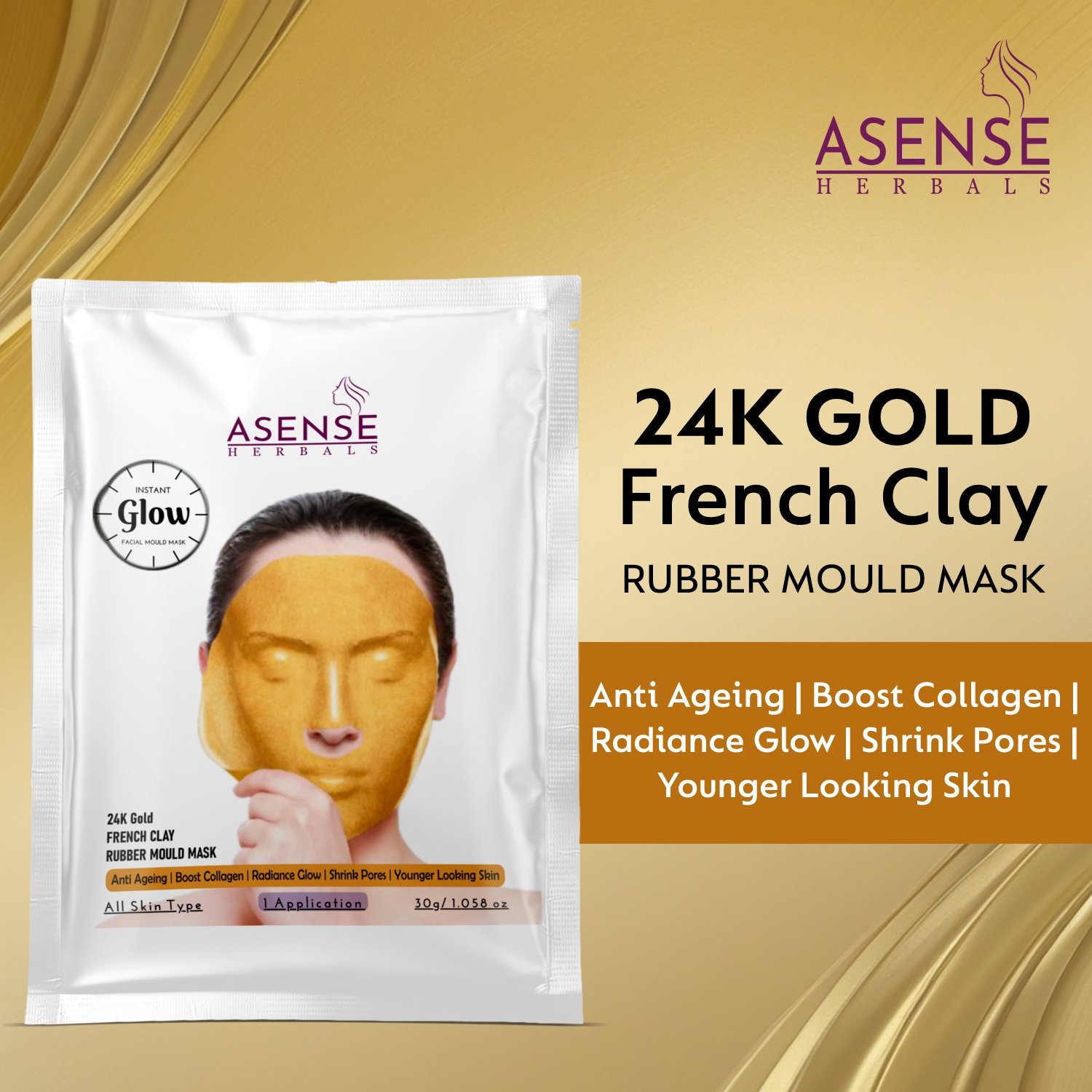 24K gold mould mask - 1