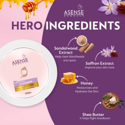 Asense Herbals Honey Saffron Cleanser