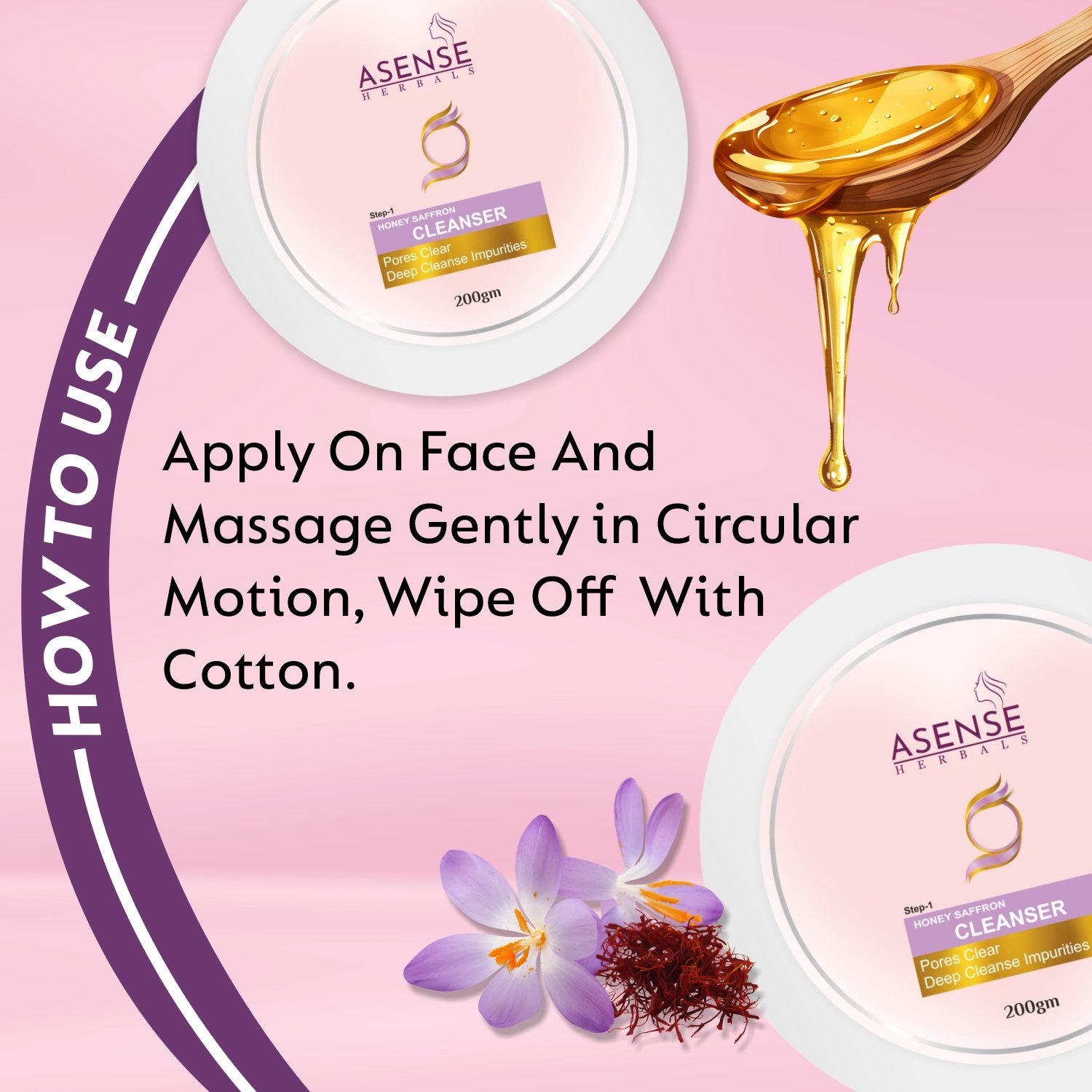 Honey & Saffron Cleanser 4