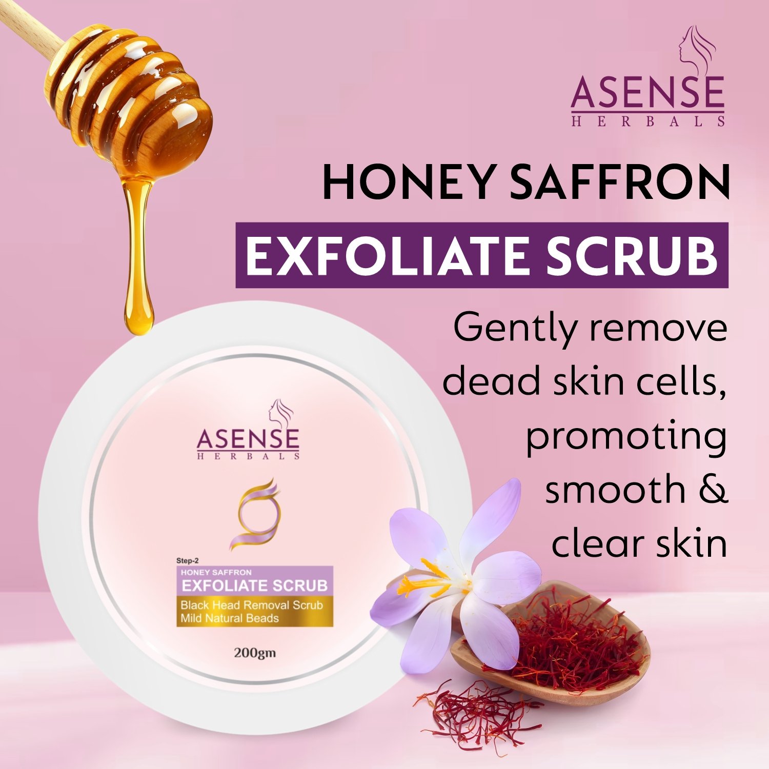 Honey & Saffron Exfoliate Scrub 1