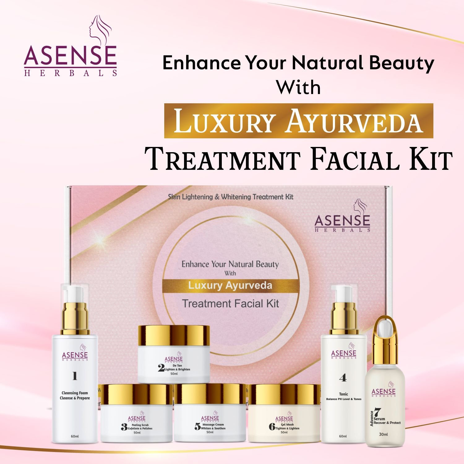 Luxury Ayurveda Facial Kit 1