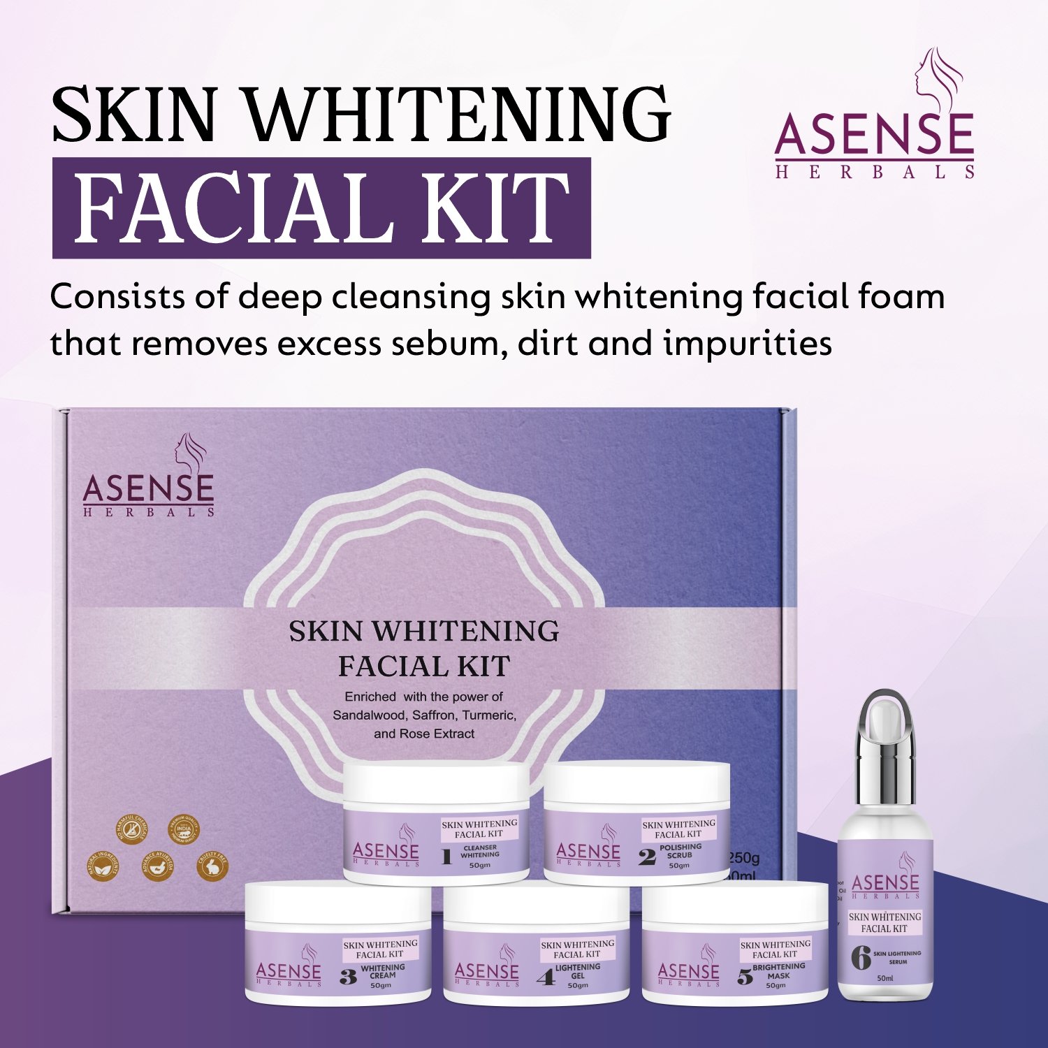 Skin Whitening Facial Kit 1