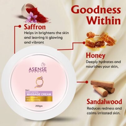 Asense Herbals Honey Saffron Massage Cream