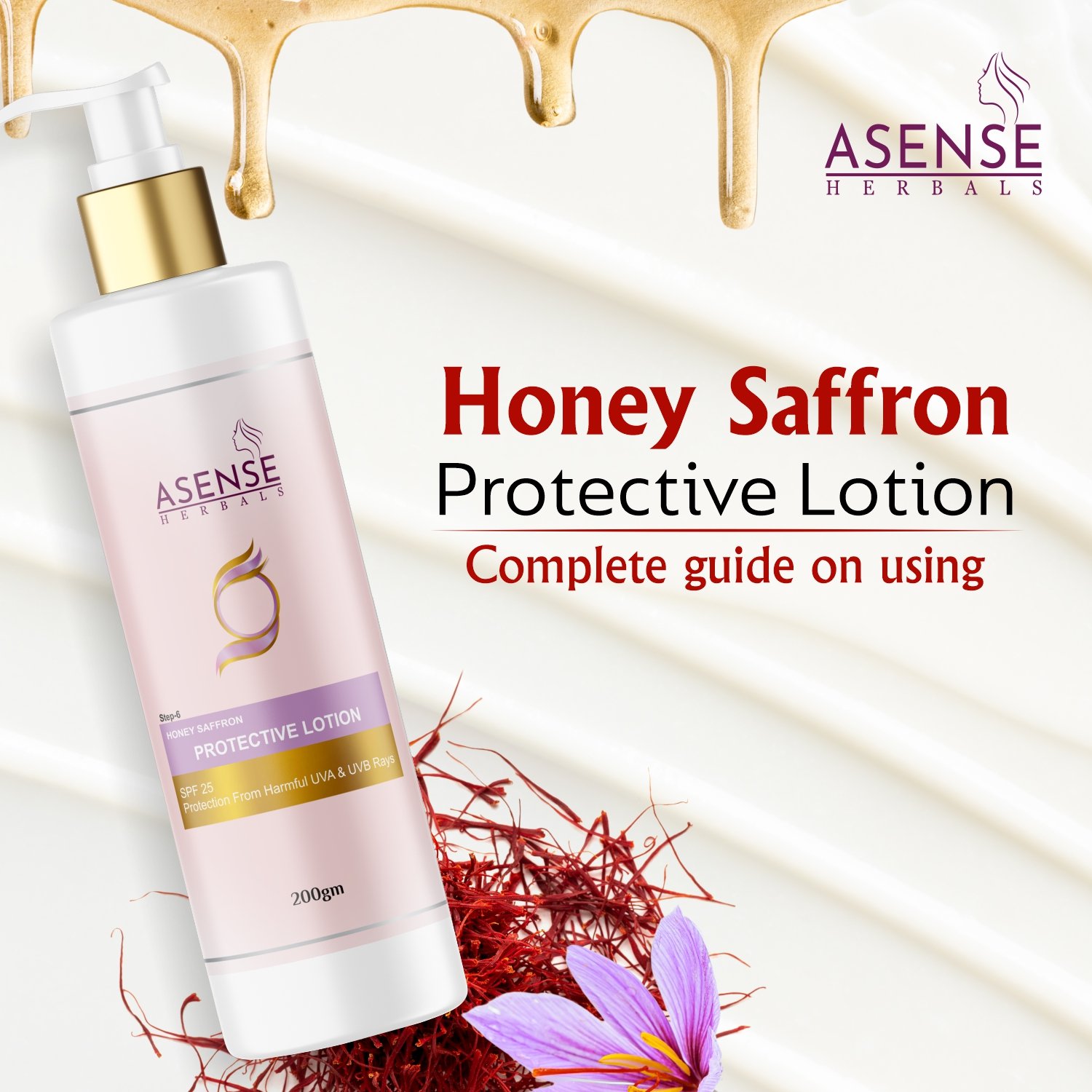 honey saffron protective lotion - 1